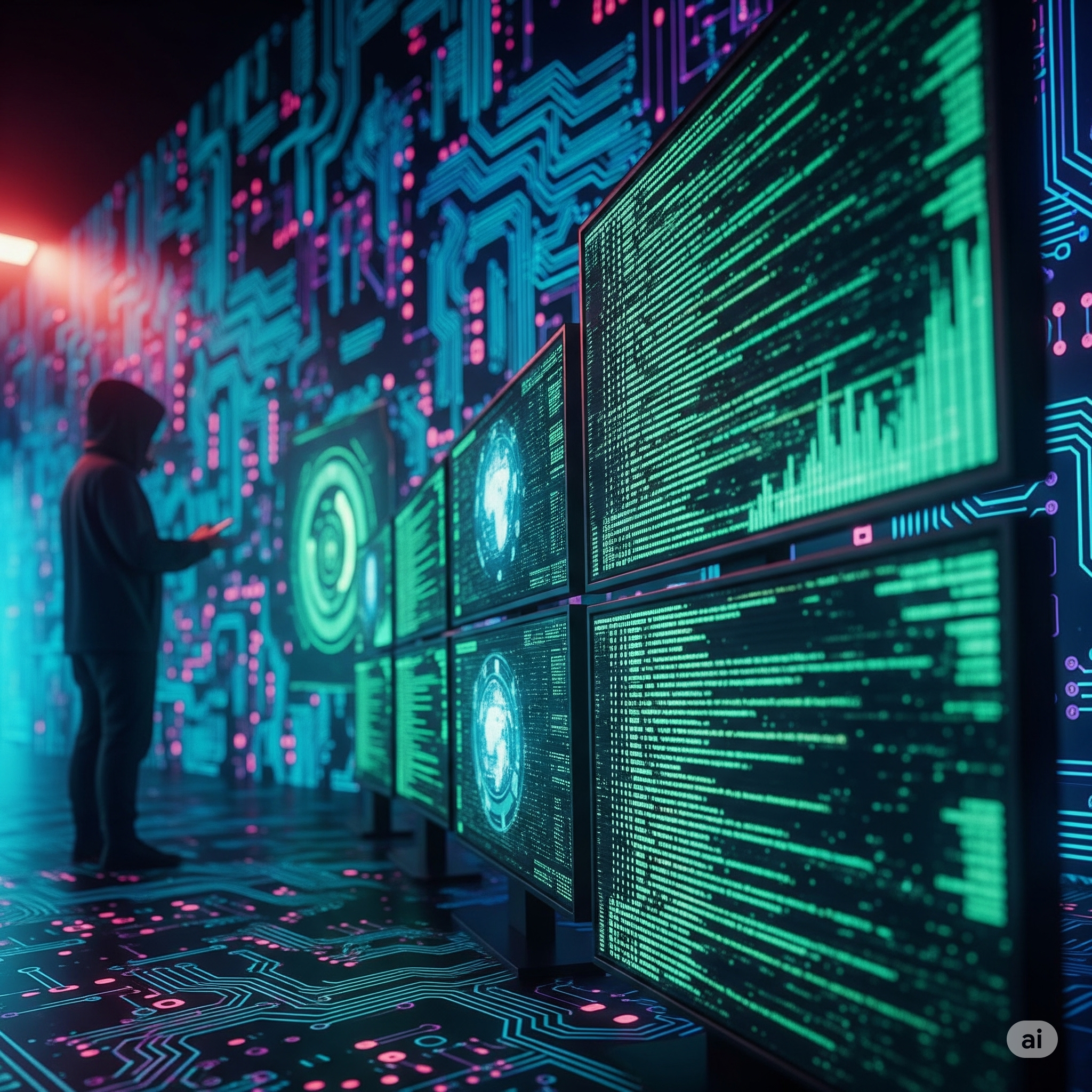 A cyber security themed intro image