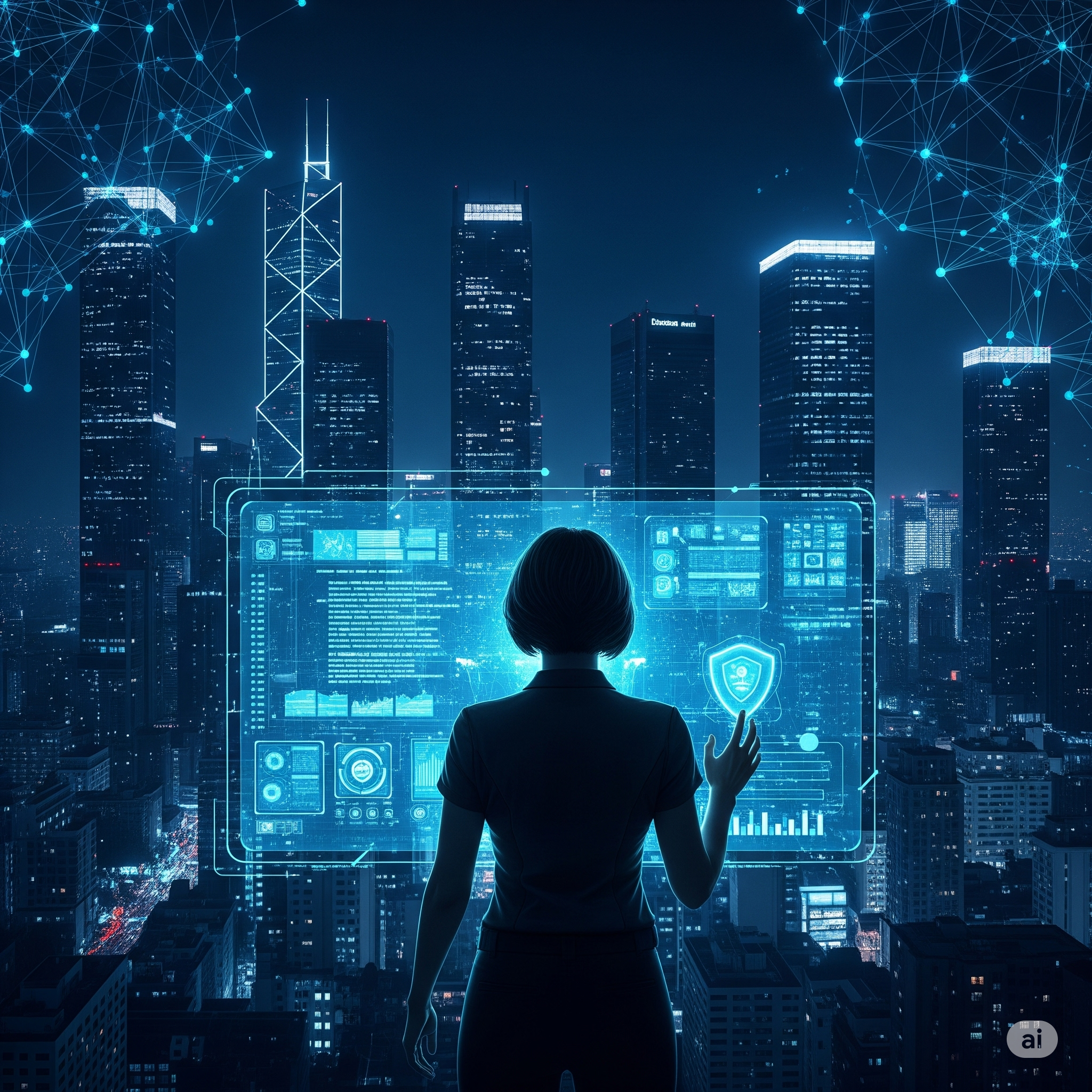 An intro graphic with a cybersecurity theme